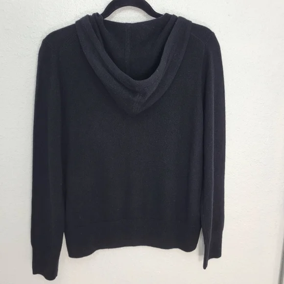 New J Crew Cashmere full-zip sweater-hoodie BJ611 Size S $268 Retail - Picture 6 of 8